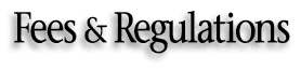 Fees & Regualtions